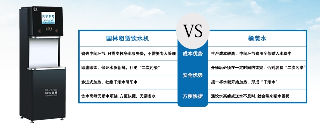 直饮水机租赁就选国铁科林无押金、免费上门、专业维修